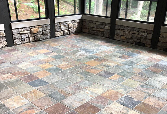 Stone Sealing Before