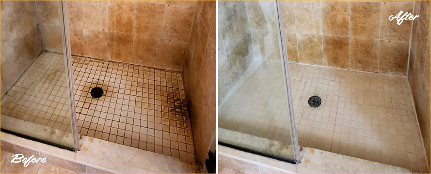 Shower Restored by Our Professional Tile and Grout Cleaners in Middletown, NJ
