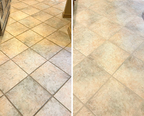 Floor Restored by Our Tile and Grout Cleaners in Manalapan, NJ