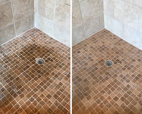 Shower Restored by Our Tile and Grout Cleaners in Toms River, NJ 