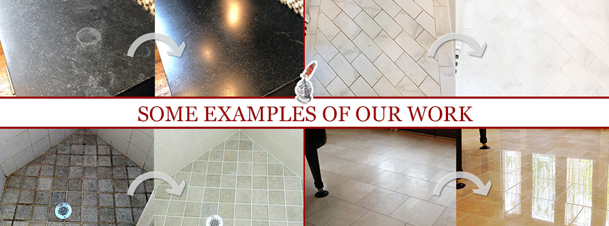 Before and After Pictures of Some Examples of Sir Grout Central New Jersey's Work