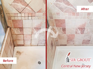 Image of a Shower After our Hard Surface Restoration Services in Cherry Hill, NJ