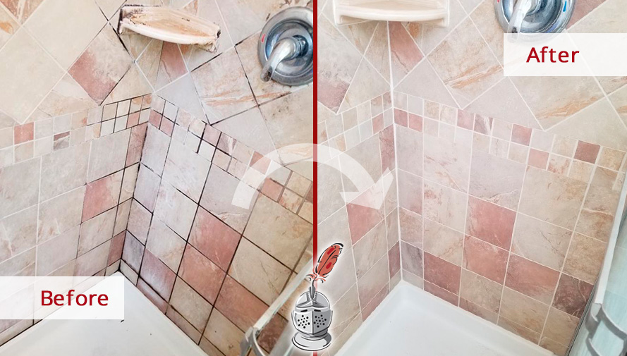 Image of a Shower After our Top-Notch Hard Surface Restoration Services in Cherry Hill, NJ
