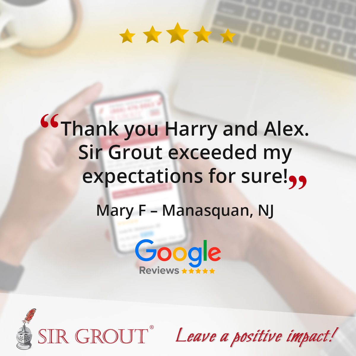 Thank you Harry and Alex. Sir Grout exceeded my expectations for sure!
