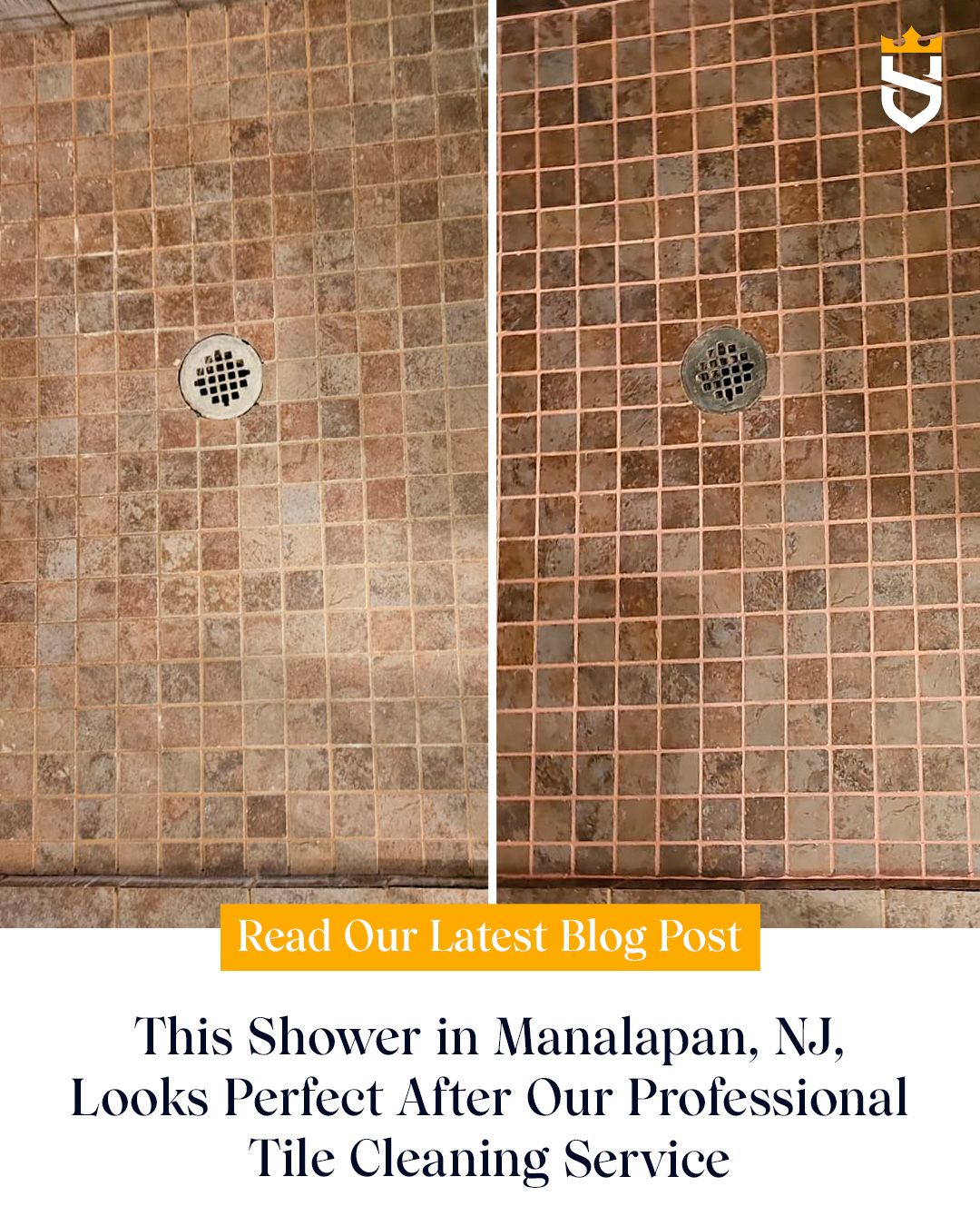 This Shower in Manalapan, NJ, Looks Perfect After Our Professional Tile Cleaning Service