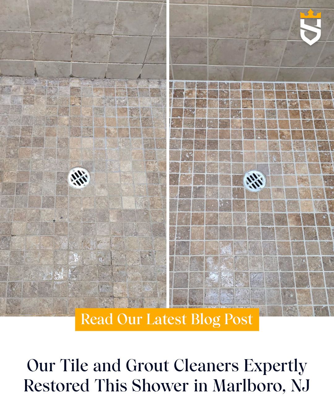 Our Tile and Grout Cleaners Expertly Restored This Shower in Marlboro, NJ